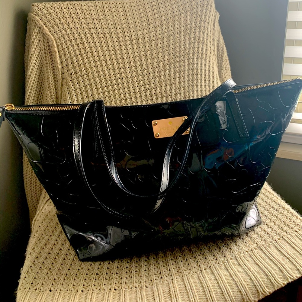 Kate Spade ♠️ large black tote